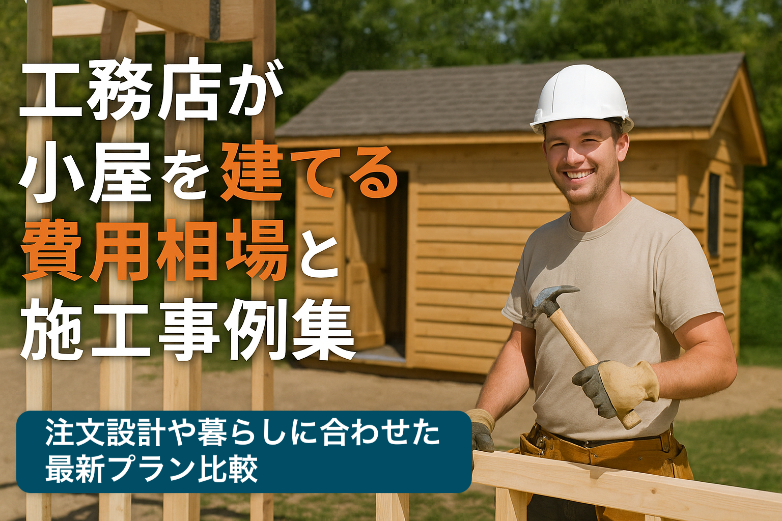 工務店が小屋を建てる費用相場と施工事例集！注文設計や暮らしに合わせ 